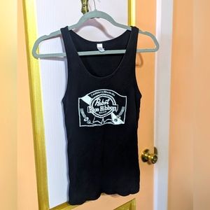 Vintage 90's XL black PBR ribbed tank